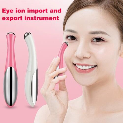 Eye Electric Massage Device Pen Mini Thin Face Stick Wrinkles Dark Circle Puffiness Removal Eye Face Massager SK88