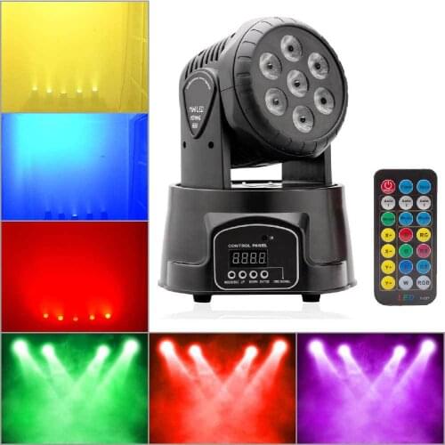 Moving Head LED Wash Stage Lighting 100W RGBW 4in1 Professional DMX512 For Disco DJ Music Party KTV Nightclub Lights