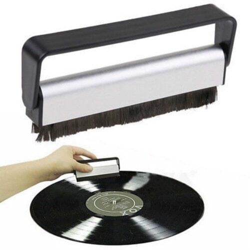 NEW Carbon Fiber Record Cleaner Cleaning Brush Vinyl Anti Static Dust Remover Au