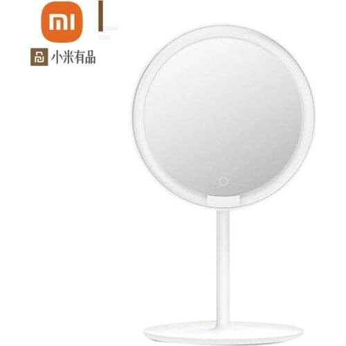 Original xiaomi mijia LED makeup mirror wireless with light mirror portable daylight mirror makeup lamp desk lamp mirror smart