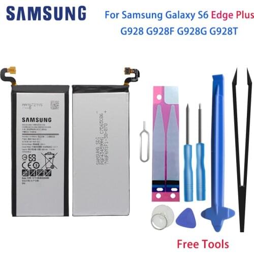 Original Samsung Galaxy S6 Edge Plus Phone Battery EB-BG928ABE 3000mAh For Samsung Galaxy S6 Edge Plus G928 G928F G928G G928T