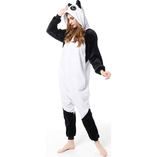 Panda Unisex Adult One-Piece Pajamas Cosplay Cartoon Onesies Kids Girl Boys Animal Sleepwear Pyjamas Christmas Halloween Costume