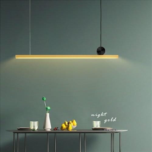 Nordic Minister Pendant Lamp Dinner Table Kitchen Office Decoration Lamp Modern Golden Restaurant LED Indoor Ceiling Chandelier