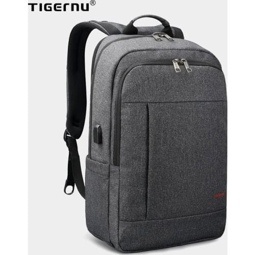 Tigernu Anti theft USB bagpack 15.6 to 17inch laptop backpack for Men Boy school Bag Female Male Travel Mochila Business bagpack