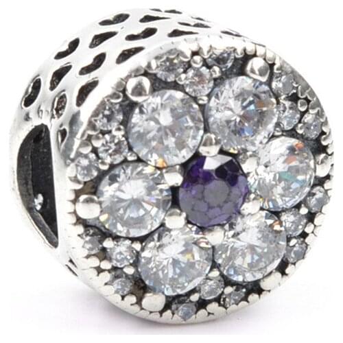 Lucky Sonny 100% 925 Sterling Silver Charm Bead Fit Original Women Bracelet Pendant Authentic Jewelry 3A CZ Bead Joyeria LSH020