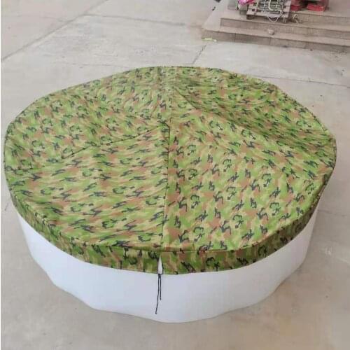 Foldable Outdoor SPA Hot Tub Cover Swimming Pool Dust Round Cover Protector Swimming Pool Accessories 244/305/366cm