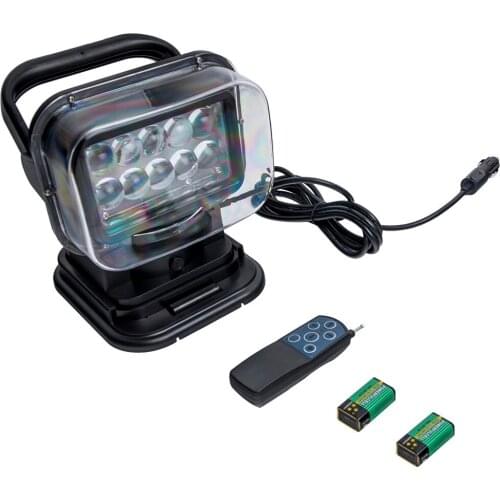 360 Degree Spot Lamp 50W LED Search Light with Remote and Magnetic Base