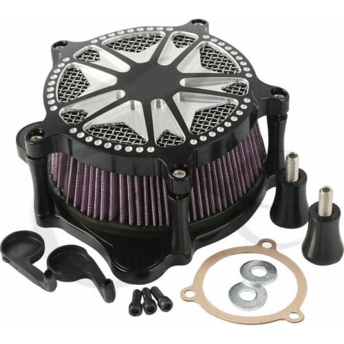 Motorcycle Air Cleaner Intake Filter For Harley Touring Road King Electra Glide Street Glide 2008-2016