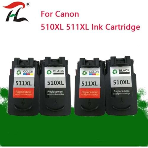 YLC PG 510XL CL 511XL Compatible canon PG510 CL511 Ink Cartridge For PIXMA IP2700 MP230 MP240 MP250 MP260 MP270 MP280 printer