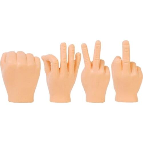 Funny Mini Hands Creative Finger Fidget Toys Small Hand Tease the Cat Pet Toy Gag Joke Kids Adults Toy