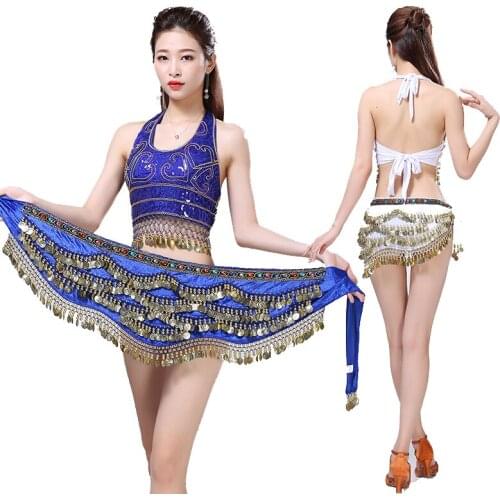 Women India Dance Clothes Adult Belly Dancing Costumes Suit High Quality Stage Performance Dance Wear Skirt