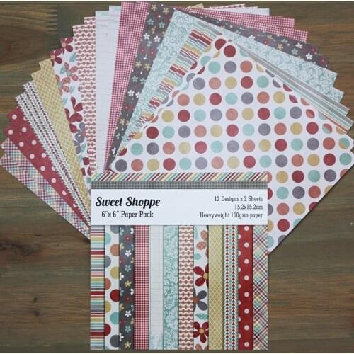 12 Sheets Sweet Dot Scrapbooking Pads Paper Origami Art Background Paper Card Making DIY Scrapbook Paper Craft