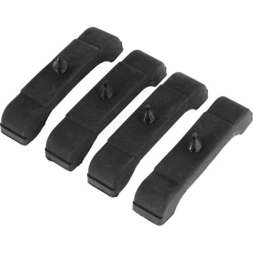 4 Pcs Rubber Support Pads of Radiator Mounting Cushions Fit for GM Cars 1968-1981 Auto Replacement Cooling System Part