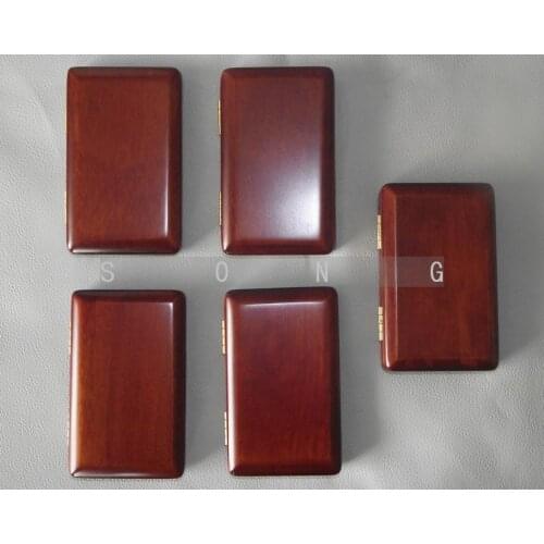 5 pcs Wooden sax and clarinet reeds case reeds box