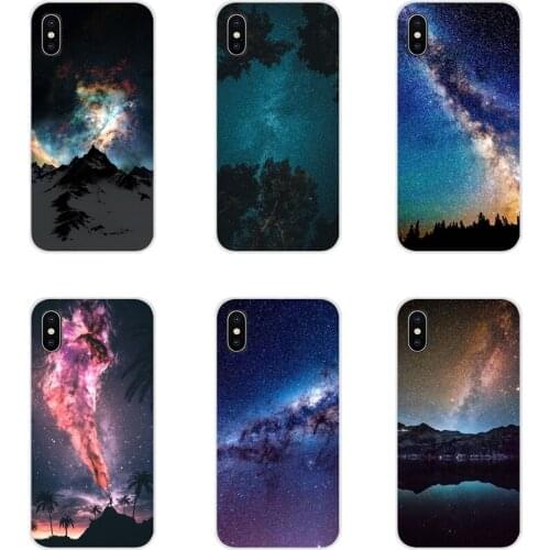 Accessories Phone Shell Covers For Xiaomi Redmi Note 3 4 5 6 7 8 Pro Mi Max Mix 2 3 2S Pocophone F1 Night Star Nebula Forest