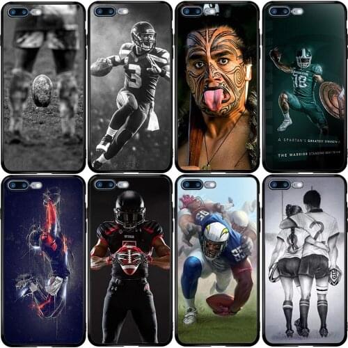 Phone Case for Xiaomi Redmi Note 9A 8 8T 7 6 7A 6A 5A 5 A1 A2 A3 Pro Max Plus Lite Rugby Ball