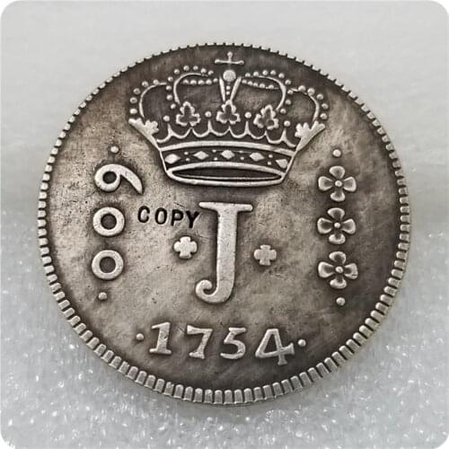 1754 Brazil 600 Reis COIN COPY