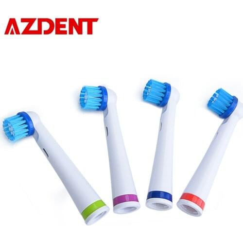 Hot 4pcs/Pack Electric Rotary Toothbrush Heads for AZDENT Electric AZ-OC2 Toothbrush Replaceable Teeth Brush Head Deep Cleaning