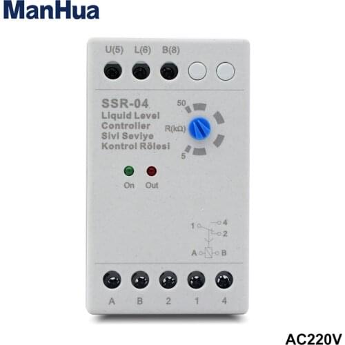 Manhua 50/60Hz Liquid Level Controller Relay SSR-04