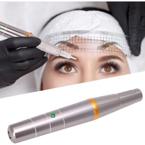 Professional Permanent 3 Gears Electric Eyebrows Eyeliner Tattoo Machine Eyebrows Lip Tattoo Microblading Tattoo Machine US Plug