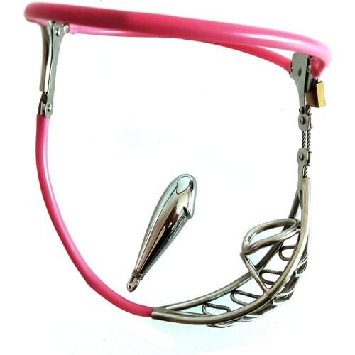 Manyjoy Male Invisible Chastity Cage Stainless Steel Chastity Belt Slave BDSM Bondage Fetish Lockable Penis Restraint Device