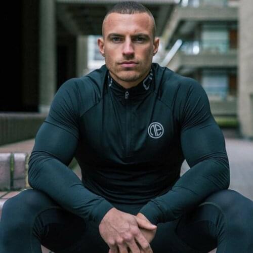 NEW 2021 Quick Dry Compression Shirt Men T-shirt Long Sleeve Compression Shirts Gyms T-shirt Fitness Sport Shirt Men Tops Tee