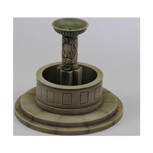 New Unassembled 1/35 Water Fountain Bottom diameter 75mm high 75mm Resin Figure Unpainted Model Kit
