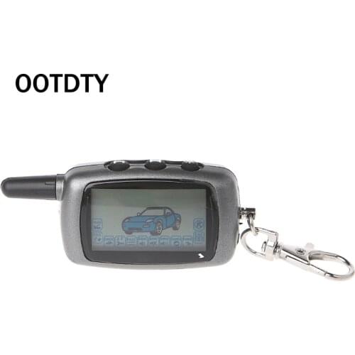 LCD Remote Controller Keychain 2-Way Car Alarm For StarLine A6 Keychain alarm