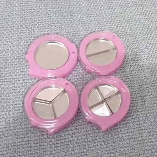 Pink Empty Plastic Eye Shadow/Cream/Blush Jar Lipstick Packaging Box Cosmetic Containers F334