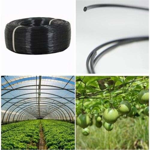 50m Plastic-Steel Wire Agriculture Greenhouse Laminating Line Pressed Film String Garden Holder Supporting Line Plant Climb Vine