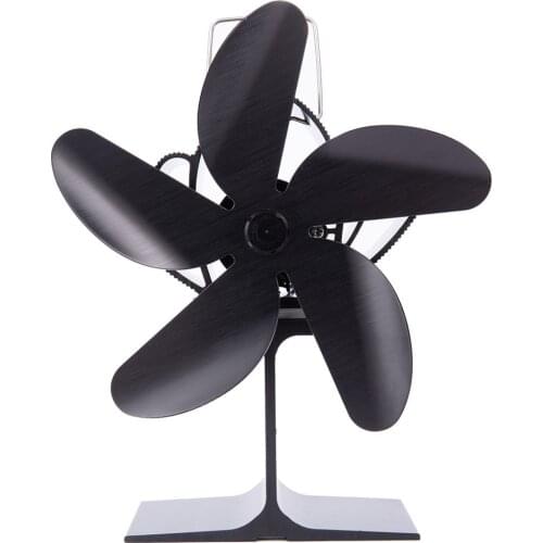 SF101G Thermal Power Fireplace Heater Five Blades Fireplace Heating Fan Efficient Air Heater Low Noise Fan