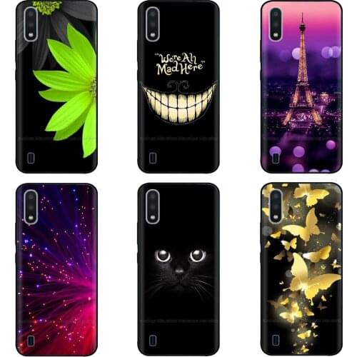 Silicone Case For Samsung M01 Cases 5.7" Full Back Case For Samsung Galaxy M01 M 01 SM-M015FZBDSER m015 Case Soft TPU Phone Case