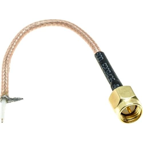 SMA male to Open-end Single End PCB Solder WiFi Router RG316 50Ω RF Coaxial Jumper Pigtail Cable