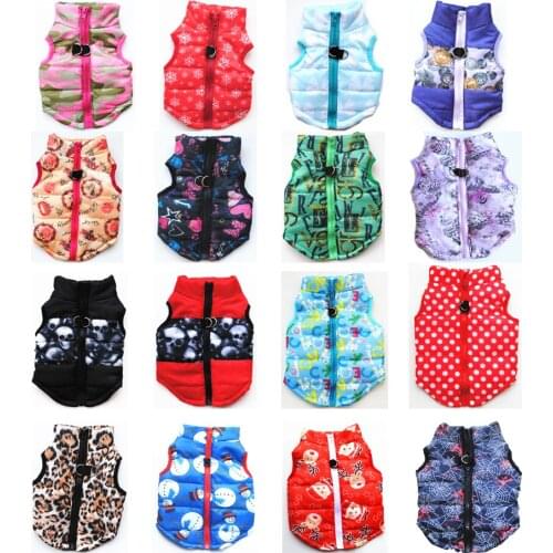 Pet Dog Clothes Puppy Outfit Vest Warm Dog Clothes For Small Dogs Winter Windproof Dogs Jacket Coat Padded Chihuahua Apparel 20