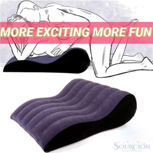 SWT Comfortable Sex Sofa Luxury Pillow Chair Sex Bed Helpful Pad Ramp Popular Inflatable Furniture Pillow Sexy Tool