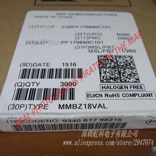 100pcs/lot MMBZ18VAL SOT-23 In Stock