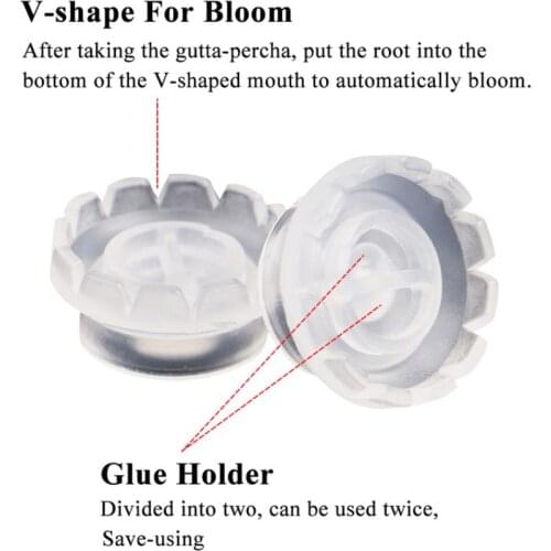 50Pcs Disposable Eyelashes Blossom cup eyelashes glue holder plastic Stand Quick Flowering For Eyelashes Extension Makeup Tools