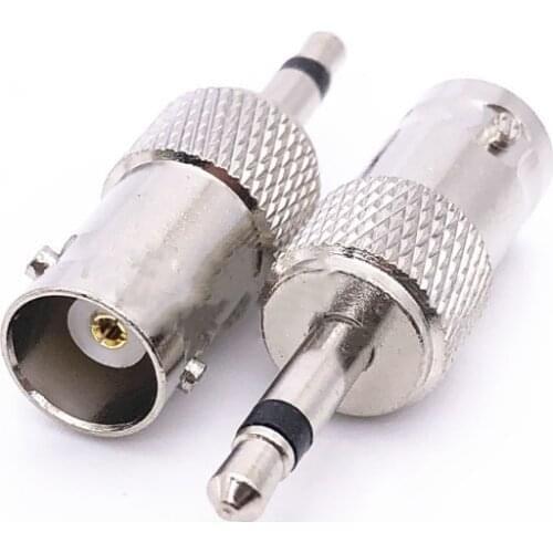BNC Female Jack To 3.5mm Male RF Coaxial Adapter Connectors