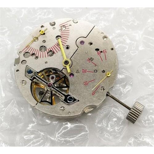 Watch Movement with Adjusting Stem for ST2505 Watch Repair Part Replacement Power Reserve Display Movement