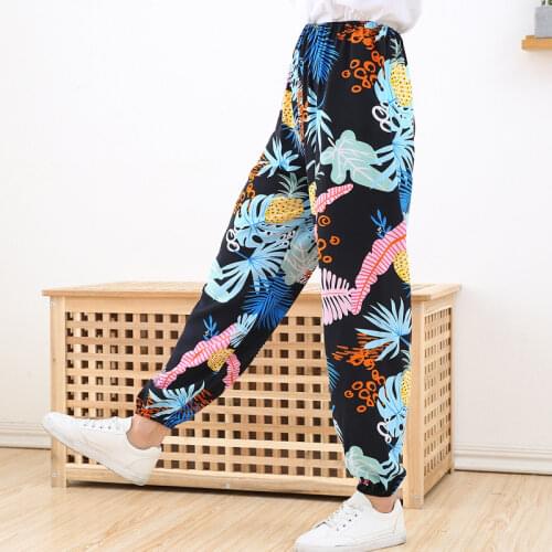Kids Girls Boys Mosquito-proof Pants Summer Lantern Pants Colorful Harlan Trousers Size 2 4 5 6 7T 8 Year Children Clothing Fall
