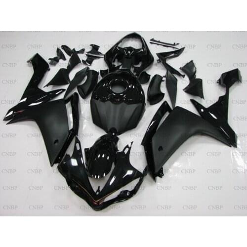 For YAMAHA YZFR1 2007 - 2008 Full Body Kits YZF1000 R1 2008 Body Kits for YAMAHA YZFR1 07 Black Full Body Kits