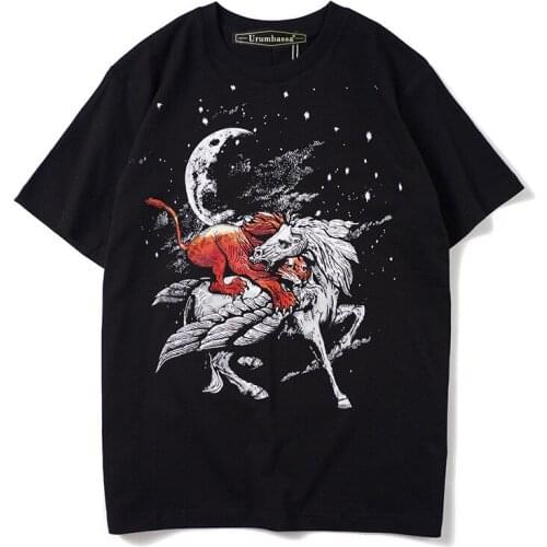 Europe&America Men/womens cotton T-shirts brand new high quality womens loose Tee tops B183