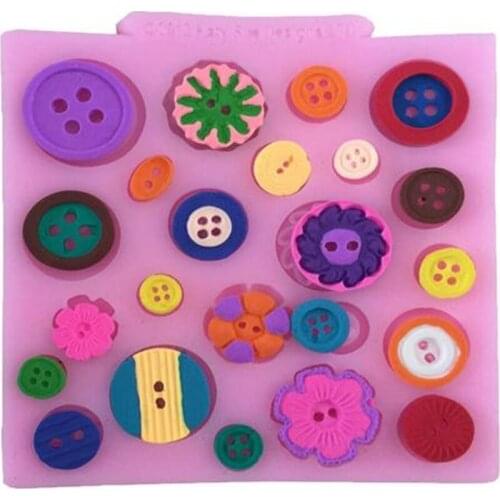 DIY Tools about A variety of styles different Sizes of Buttons Liquid Silicone Cake Mold/Pastry Mould/Jello Pudding/Chocolate