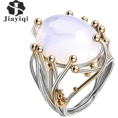 Женские серебряные кольца Jiayiqi China At AliExpress