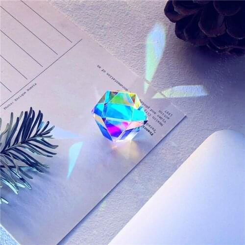 Colorful rays crystal night light bedroom decor lamp gift creative gifts for men women night lights room lights decor