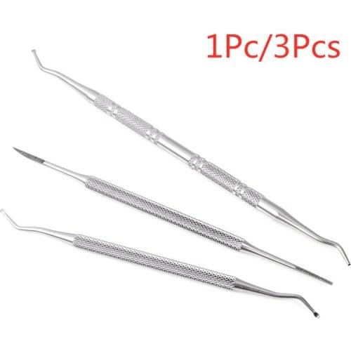 Toe Nail Care Hook Ingrown Double Ended Ingrown Toe Correction Lifter File Manicure Pedicure Toenails Clean Foot Care Tool