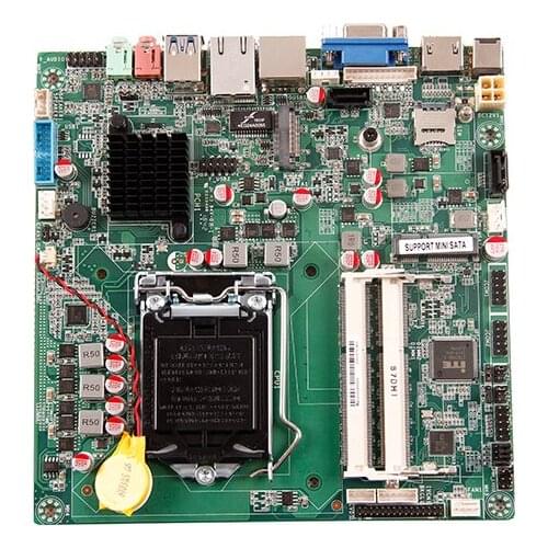 Mini ITX Motherboard with Intel 6th/7th/8th Gen I3/i5/I7 DDR3 memory up to 32GB industrial computer motherboard