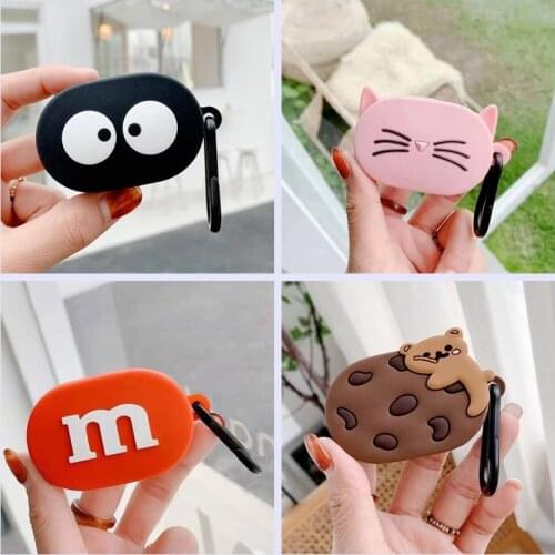 Cute Earphone case for Xiaomi Redmi AirDots S Cases Cartoon silicone Cover Redmi AirDots hearphone cover fundas