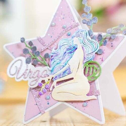 Virgo Constellations Series 2020 New Metal Cutting Dies Scrapbooking DIY Card Album Paper Decoration Craft Embossing Die