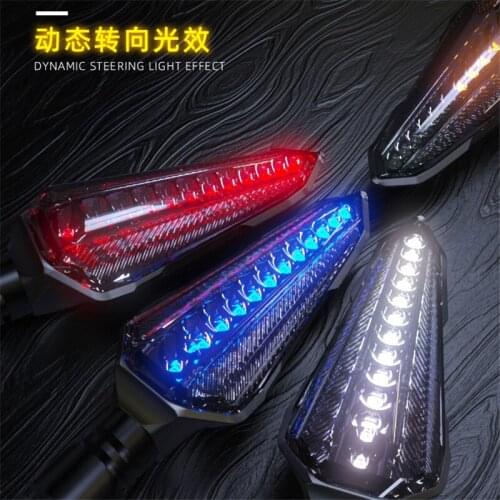Pit bike rear front turn signals motorbike blinker moto stop signal for yamaha r6 xj6 ybr 125 LED motorcycle turn signal light